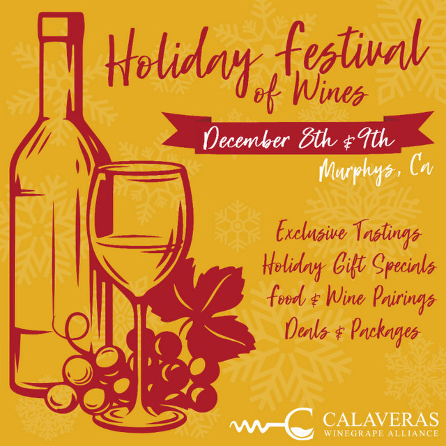 Holiday Festival of Wines is December 8 & 9!  Shop Small & Local!