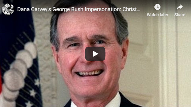 Dana Carvey’s George Bush Impersonation: Christmas at the White House 1992
