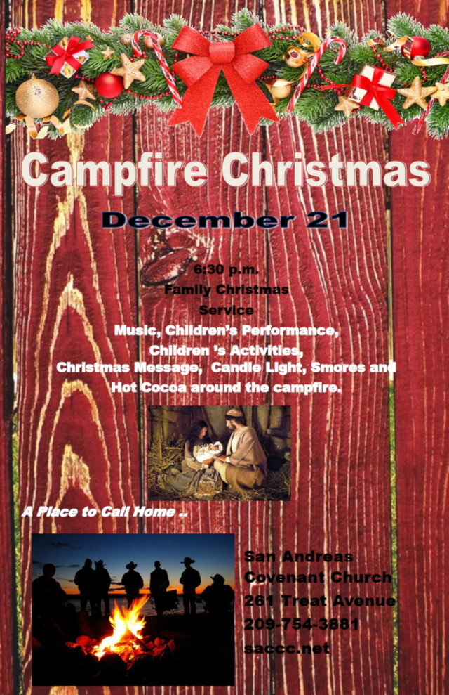 A Camp Fire Christmas in San Andreas on December 21st