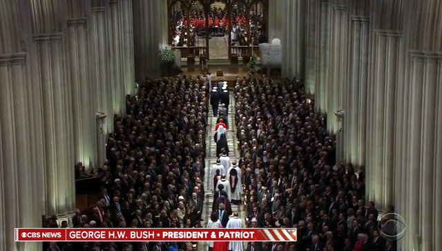 The Funeral of Former President George H. W. Bush at National Cathedral