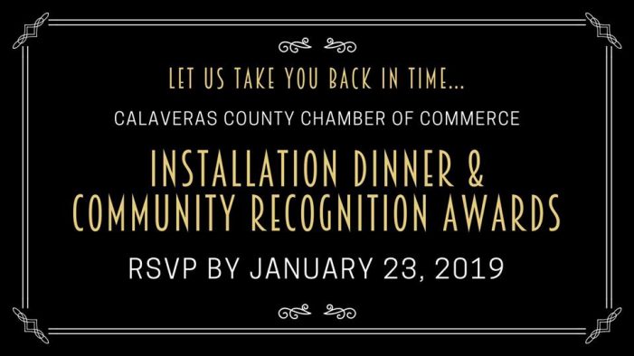 The Chamber of Commerce’s Annual Dinner is February 1st