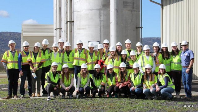CCWD Gives Cal Poly Students Water & Sewer Plants Tour