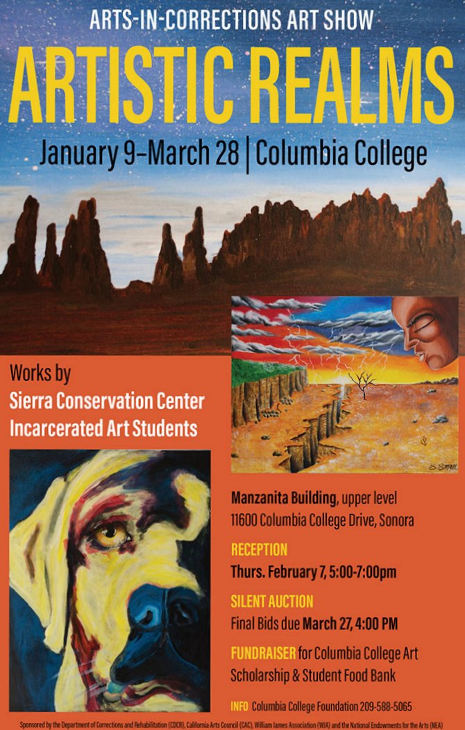 Arts-In-Corrections Art Show at Columbia College Through March 28, 2019