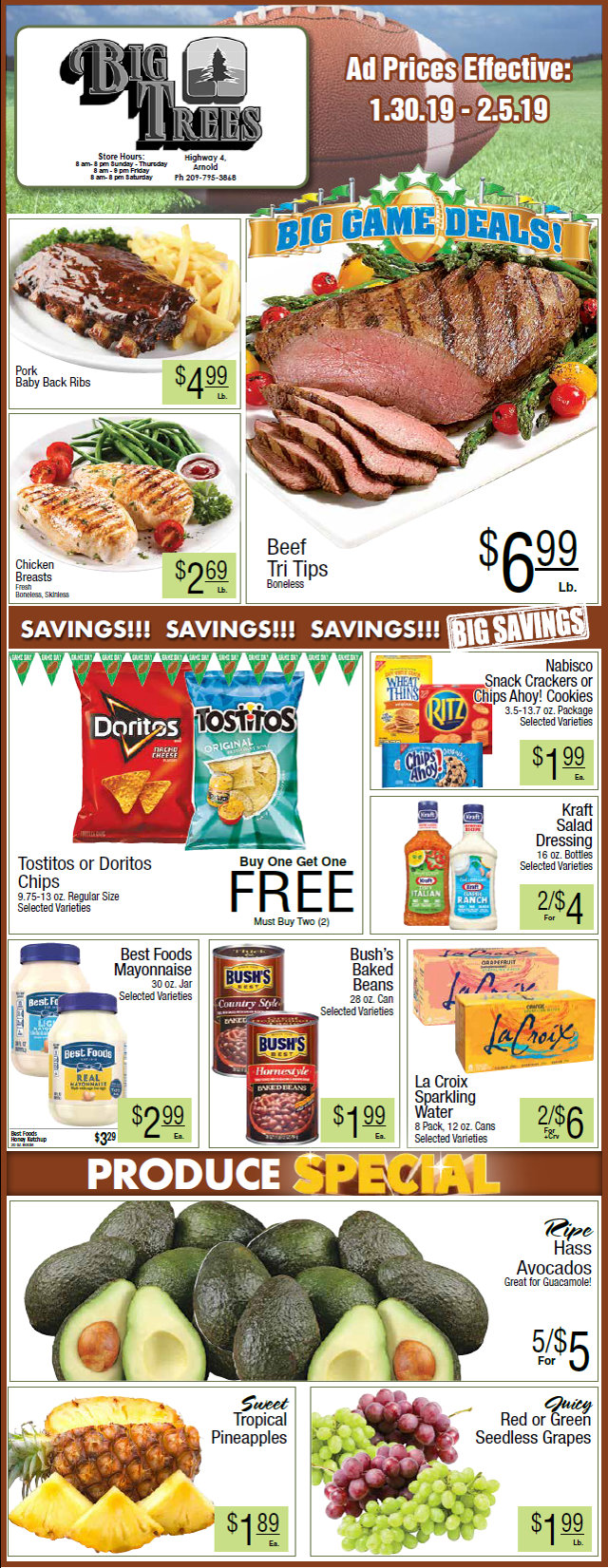 Big Trees Market Weekly Ad & Grocery Specials Through February 5th
