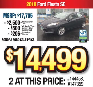 Start the New Year Right With A Great Deal From Sonora Ford