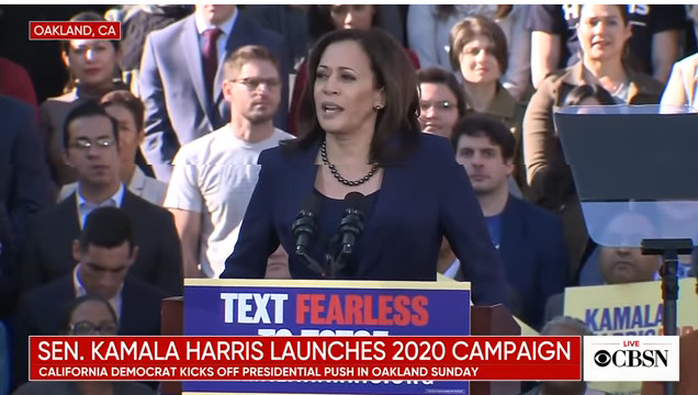 Kamala Harris Launches 2020 Campaign with Oakland Rally