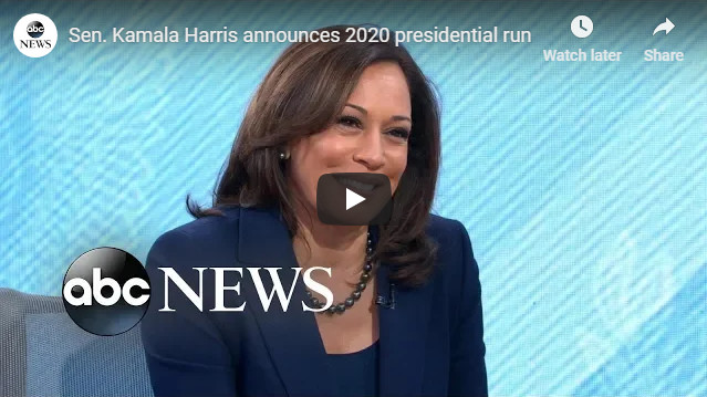 Senator Kamala Harris Announces White House Run