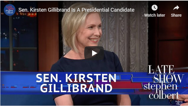 Sen. Kirsten Gillibrand Is A Presidential Candidate