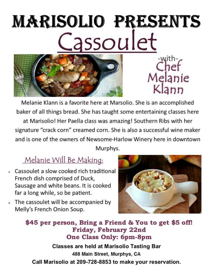 Marisolio Presents Cassoulet with Melanie Klann