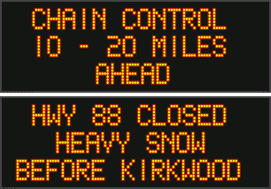 Road Conditions & Chain Control Update