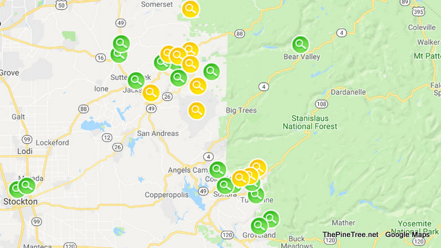 Power Outages Drop to 1,774 in Amador, Alpine, Calaveras & Tuolumne Counties As Crews Continue Their Work