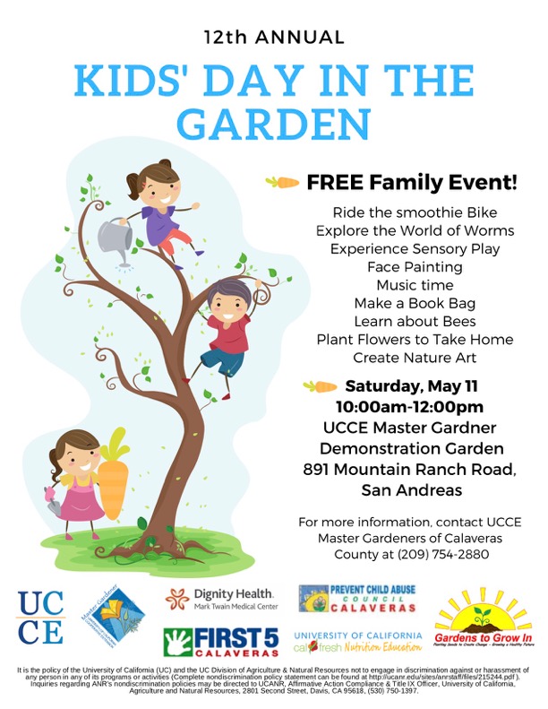 The 12th Annual Kid’s Day in the Garden