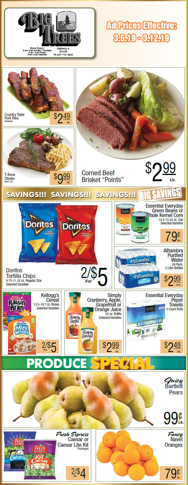 Big Trees Market Weekly Ad & Grocery Specials Through March 12th