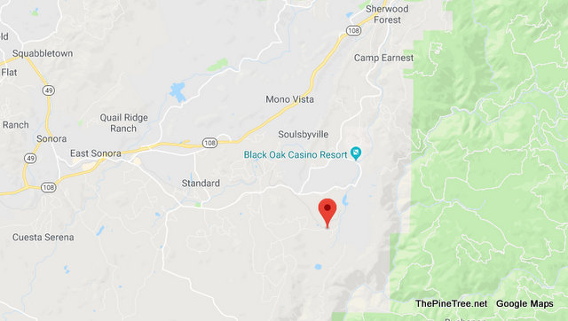 Traffic Update….Swerved to Miss Deer, Hit Something Else Near  Yosemite Rd / Silver Spur Dr