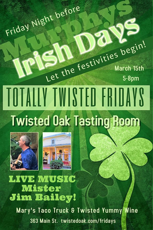 Let The Irish Days Celebrations Begin at Totally Totally Twisted Fridays!