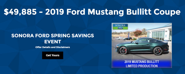 Great Spring Specials From Sonora Ford