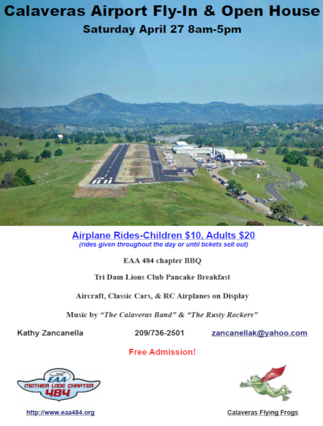 The 2019 Calaveras County Airport Fly-In & Open House