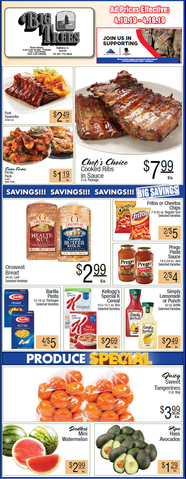 Big Trees Market Weekly Ad & Grocery Specials Through April 16th