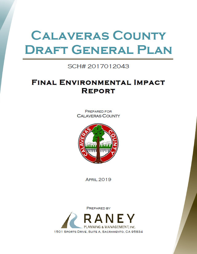 Calaveras County Releases General Plan Update Final EIR