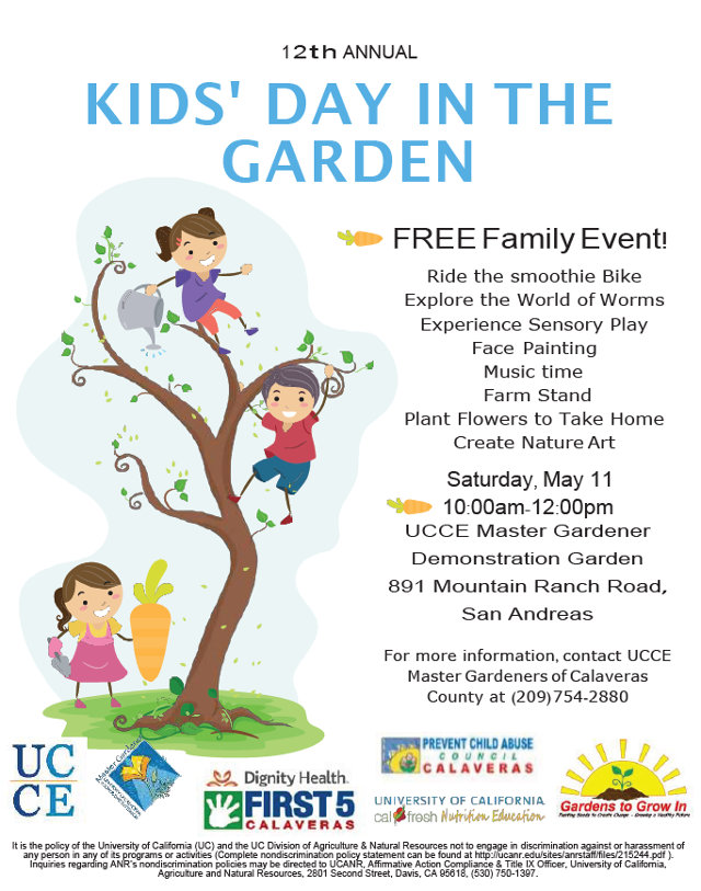 12th Annual Kid’s Day In The Garden