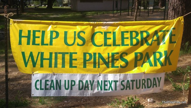 The Annual White Pines Park Clean Up is May 4th
