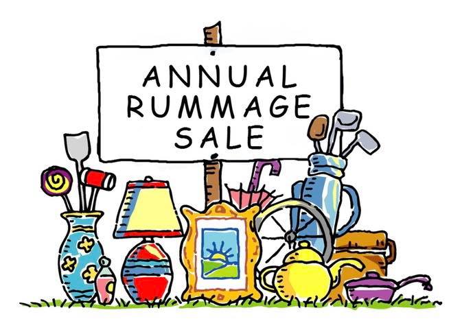 The Big Annual Chapel in the Pines Rummage Sale!