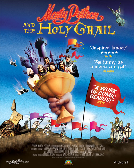 Monty Python and the Holy Grail Playing in Angels Camp 5/5 & 5/8 as Part of Flashback Cinemas!
