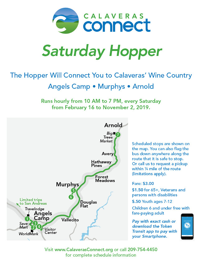 The Saturday Hopper Now Connects to Ironstone! Try the Saturday Hopper this Saturday, May 4th!