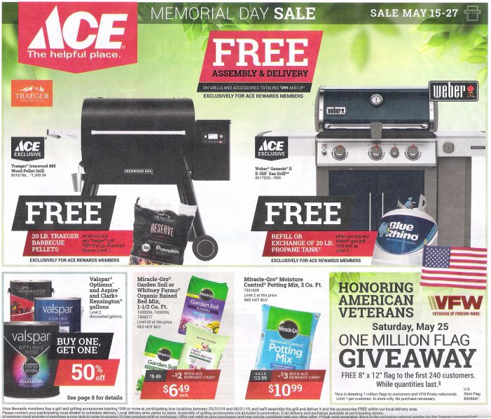 Great Memorial Day Savings from Arnold Ace Home Center