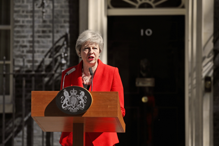 British PM Theresa May Announces Her Upcoming Resignation on June 7th