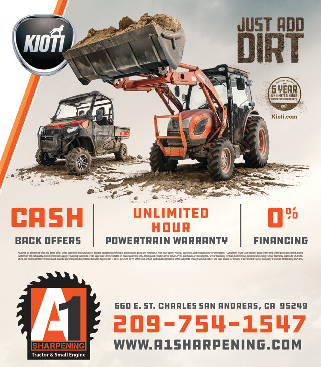 Kioti Tractors & Off Road Vehicles from A1 Sharpening, Give Your Dirt Some Love!