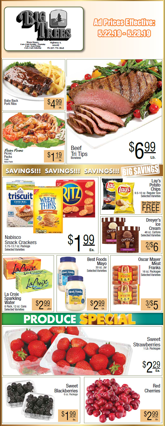 Big Trees Market Weekly Ad & Grocery Specials Through May 28th
