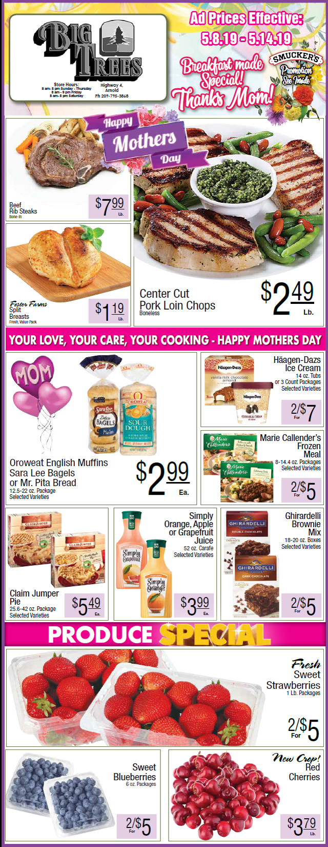 Big Trees Market Weekly Ad & Grocery Specials Through May 14th