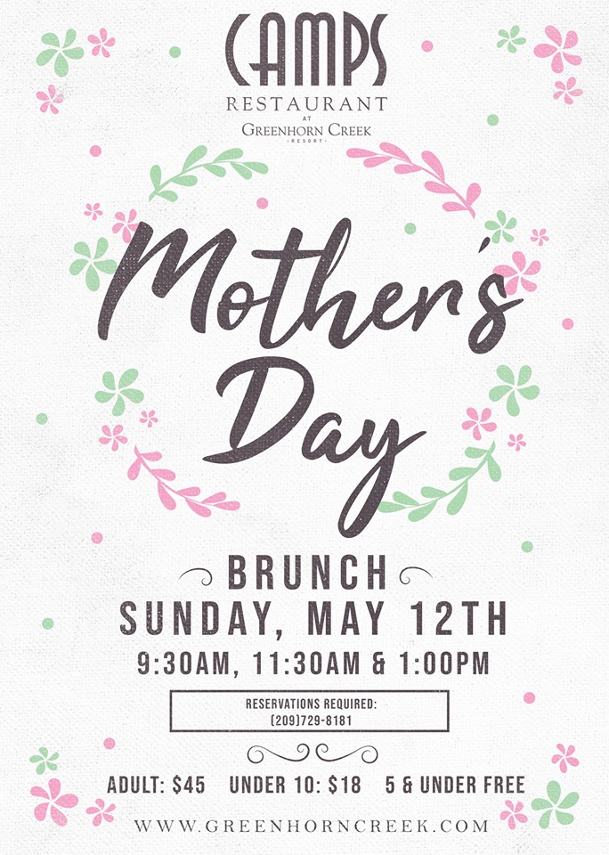 Mother’s Day Brunch at CAMPS at Greenhorn Creek