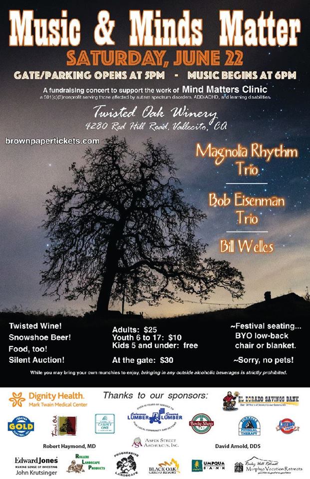 The Music & Minds Matter Benefit Concert at Twisted Oak