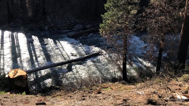 San Jose Girl Escapes River With Help from Tuolumne Deputy, Search & Rescue & Pinecrest Fire.