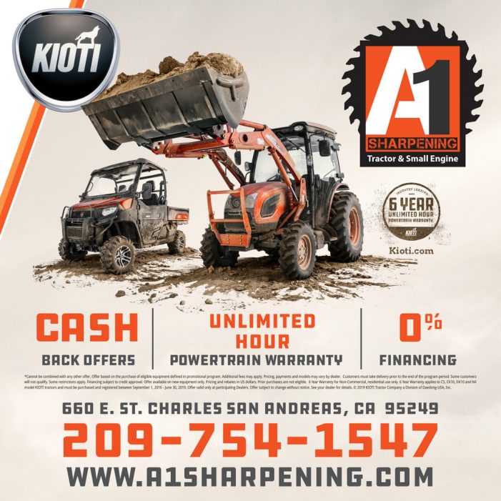 Move that Snow with Kioti Tractors & Off Road Vehicles from A1 Sharpening!