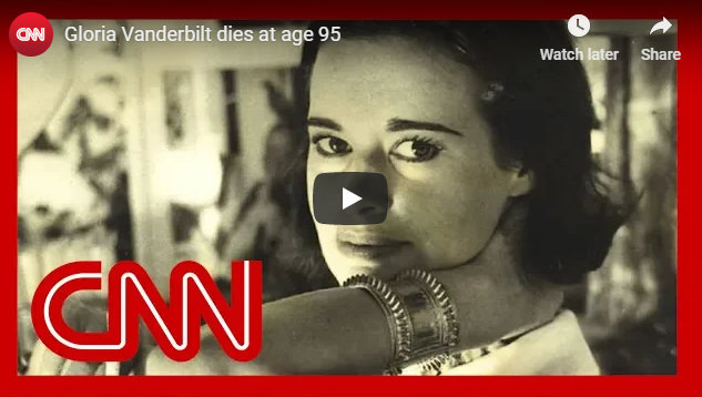 Gloria Vanderbilt Has Passed Away at 95