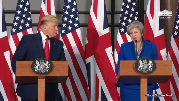 President Trump and Prime Minister May in Joint Press Conference