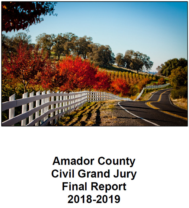 Amador County Civil Grand Jury Final Report – Amador Water Agency