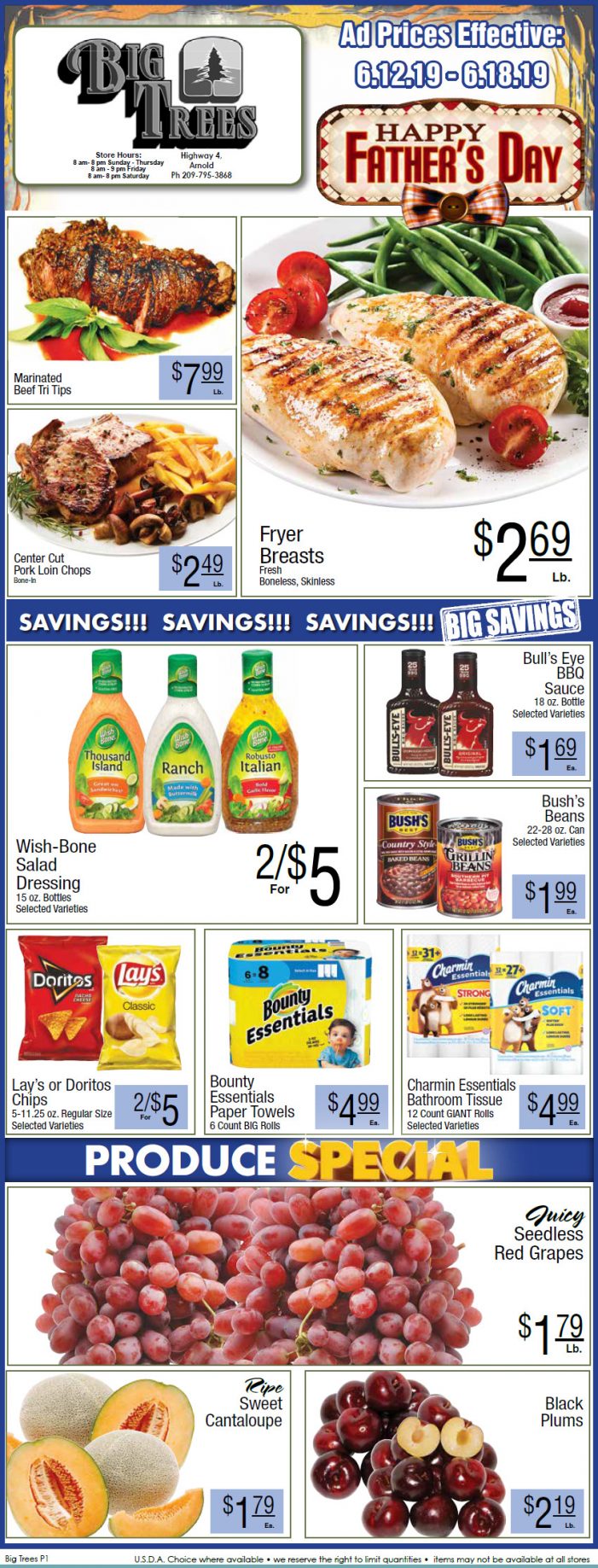 Big Trees Market Weekly Ad & Grocery Specials Through June 18th