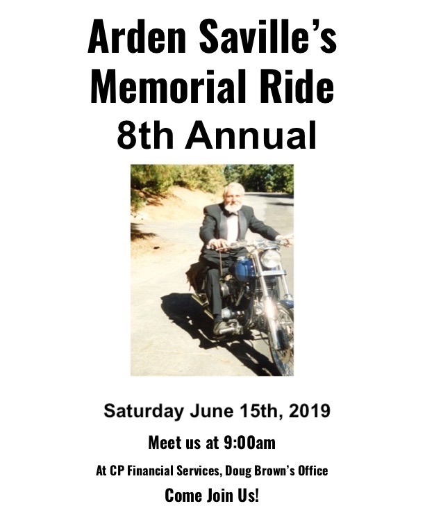 The 8th Annual Arden Saville Memorial Ride
