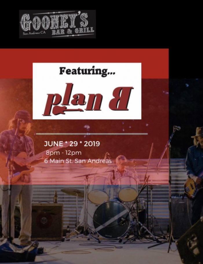 Rock Out to Plan B at Gooney’s Bar & Grill in San Andreas