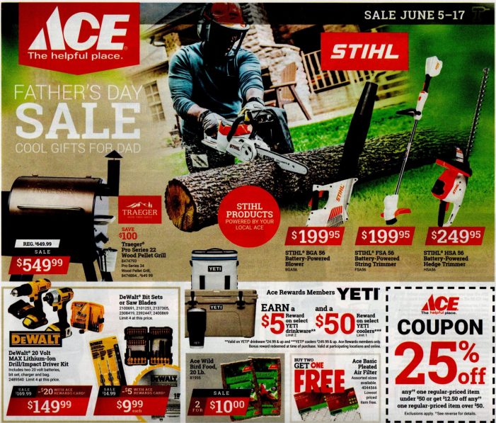 Make Your Father Happy With A Gift From Arnold Ace Home Center