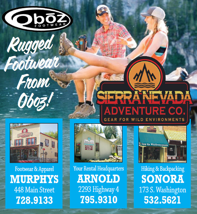 Get Your Rugged Oboz Footwear at Sierra Nevada Adventure Co.  Gear for Wild Environments