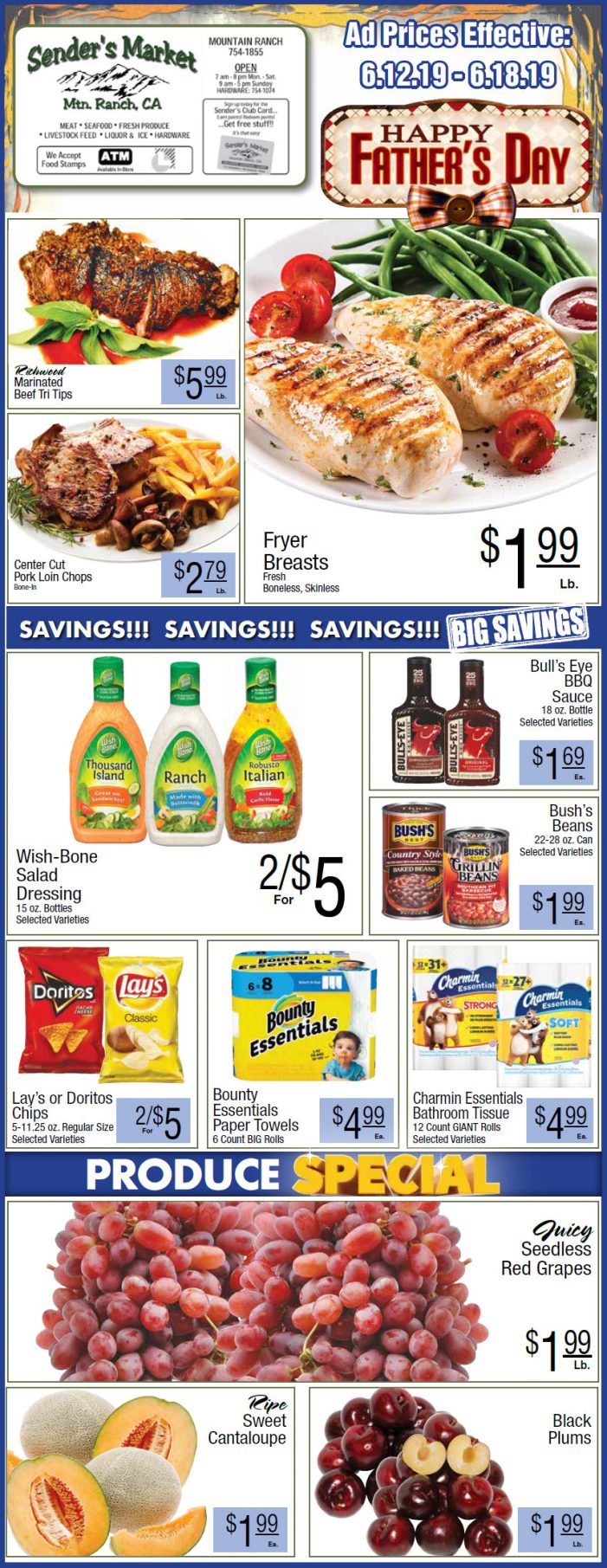 Sender’s Market Weekly Ad & Grocery Specials Through June 18th