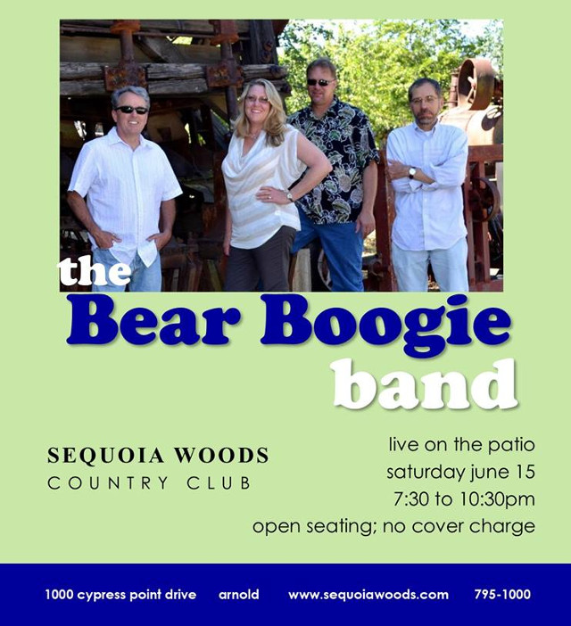 The Bear Boogie Band Tonight at Sequoia Woods