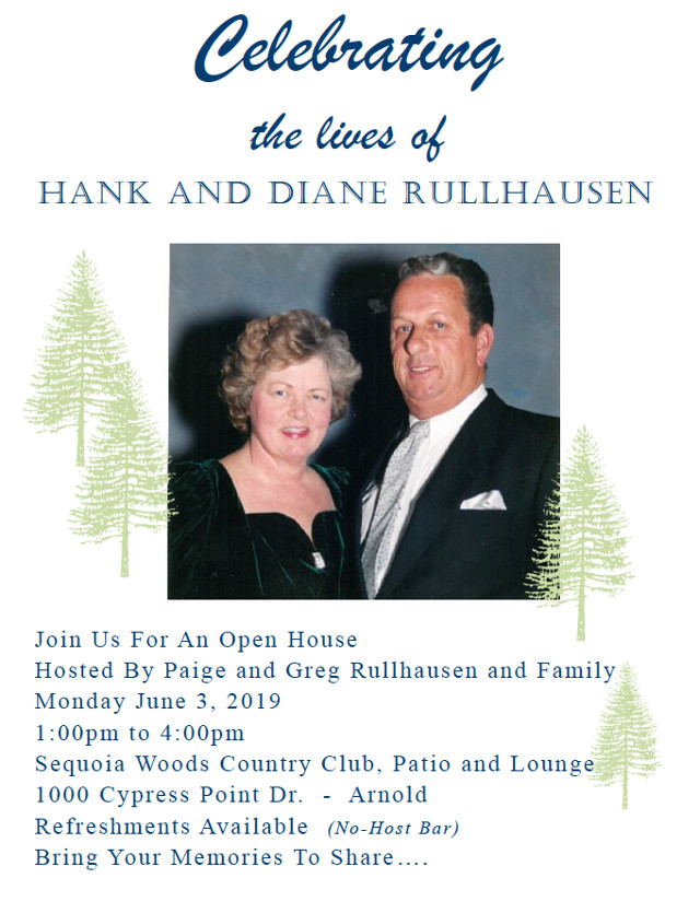 Celebrating the Lives of Hank and Diane Rullhausen