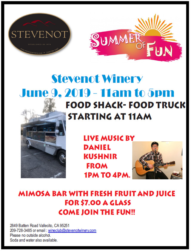 Sunday Music on the Patio at Stevenot Winery