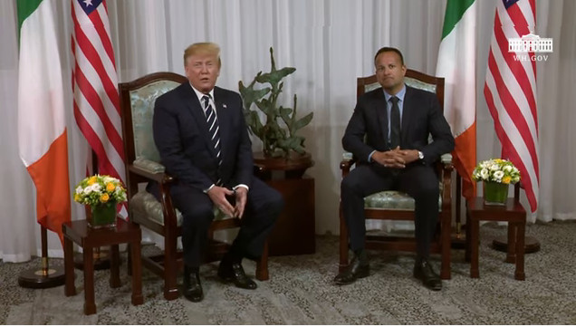 President Trump and Prime Minister Varadkar of Ireland Before Bilateral Meeting